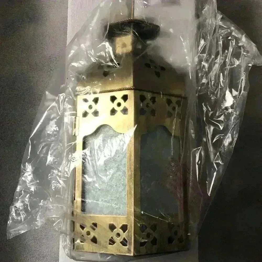 NEW PARTYLITE TRANQUIL LIGHT LANTERN W/VOTIVE CUP & BRACKET P8181L P8181WB RARE
